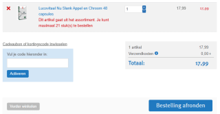 Gratis verzending bij Drogist.nl