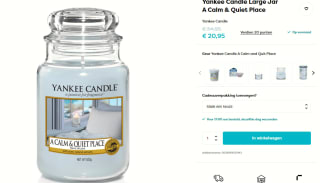 Yankee Candle Large Jar Geurkaars - A Calm and Quiet Place voor €20,95 bij Geurvoorjehuis