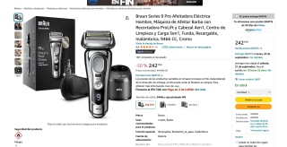 Braun Series 9 Pro con centro de limpieza por solo 242,18€
