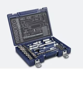 Juego de Vasos y Accesorios Proworks 87-Piezas 1/2" y Mango Articulado 1/4" por 63.99€