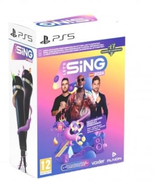 Let's Sing 2024 + Dos Micrófonos para PS5 por 32,79€