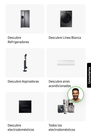 Grandes descuentos en linea blanca Samsung