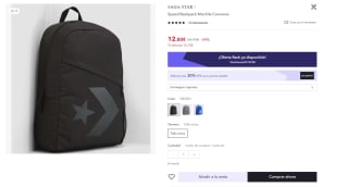 Mochilas marca Converse 20l por 10,24€