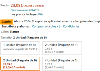 12 rollos Colhogar Paratodo Maxirolls 6 unidades x 2 paquetes a solo 16,60€