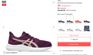 Asics Jolt hardloopschoenen voor €35 bij Wehkamp