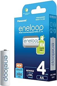 Panasonic eneloop 4 oplaadbare batterijen voor €7,56