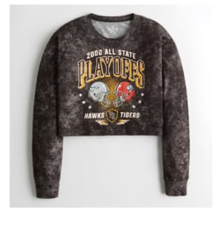 Sudadera Crop para Mujer Hollister por 1.99€