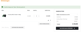 €10 korting op Crossray BBQ Toolset 3-delig bij Roost Buitenkoken