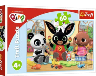 puzzle marca Trefl- Im Rhythmus Von, Hase Bing de 60 Piezas por 3,87€