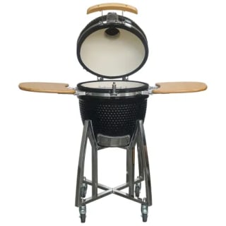 Central Park keramische barbecue Kamado Greha met werkbladen Ø38,5cm voor €399 bij Praxis