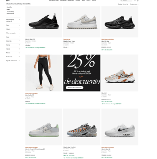 Black Friday Código 25% Descuento pedido mínimo 50€