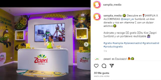 Kiwi Zespri y portakiwis gratis con Samplia