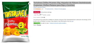24 Bolsas de Tortolines chifles picantes 50grs por 7.87€