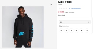 Sudadera para Hombre Nike T100 por 29.99€