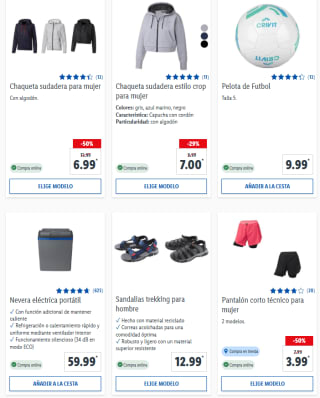 15% EXTRA en tu compra productos Crivit en Lidl