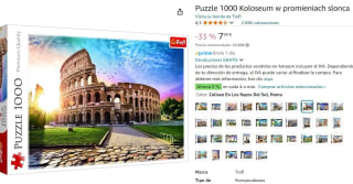 Puzzle 1000 marca Trefl Koloseum w promieniach slonca por 7,99€