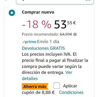 LEGO 21183 Minecraft El Campo de Entrenamiento por 44,67€.