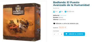 Juego de Mesa Badlands - El puesto avanzado de la humanidad por 19€