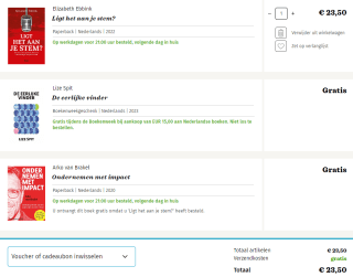 Boek Ondernemen met impact cadeau bij aankoop boek