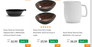 50% korting op diverse Serax serviezen bij Kookpunt