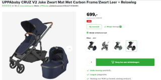 UPPAbaby Cruz V2 Kinderwagen Compleet voor €699 bij Baby dump