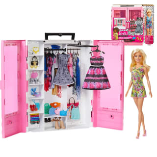 Barbie Dream Closet y muñeca por 25,38€.