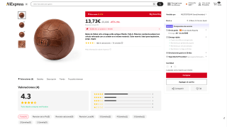 Balón de Fútbol Makito Retro Vintage por 13,73€