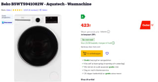 Beko B5WT5941082W Wasmachine voor €423 bij Bol.com