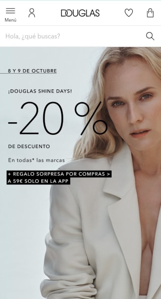 -20% en todas las marcas en Douglas.