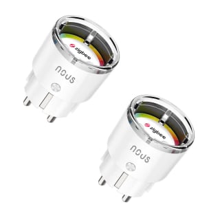 Slimme ZigBee stekker NOUS A1Z 2-pack voor €18,40 bij Amazon18,25