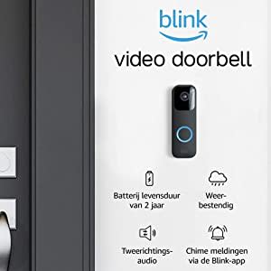 Blink Video Doorbell met bewegingssensor en Sync Module voor €59,99 bij Amazon