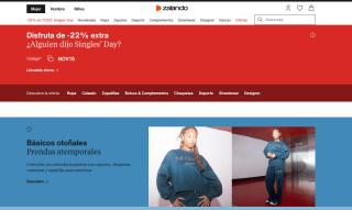 Código 22% Descuento Singles' Day 2024 extra en artículos ya rebajado en Zalando