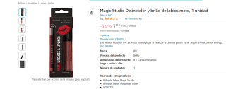 Magic Studio Delineador y brillo de labios mate por 1,95€