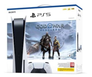 Videoconsola PS5 + Juego God Of War Ragnarok + The Last of Us: Part I + tarjeta prepago de 20€ por 619,99€