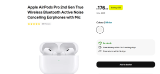 Apple AirPods Pro (2nd Gen) with MagSafe Case - £176