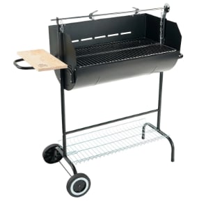 Parrilla a carbón Beef Maker BM400 de medio tambor por $39.990