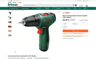 Bosch EasyDrill 1200 por 66,99€