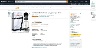 Pret A Porter Eau De Toilette 50ml por 3,52€