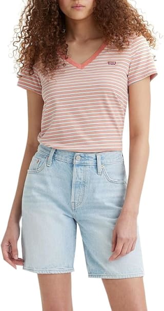 Levi V-hals damesT shirt voor €8,45 bij Amazon.nl