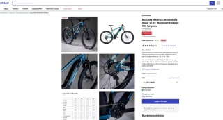 Bicicleta eléctrica de montaña mujer 27,5+" Rockrider Ebike St 900 turquesa