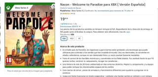 Juego Welcome to Paradize para XBX [ Versión Española] por 19,99€