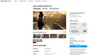 Alice: Madness Returns a tan solo 1,99€