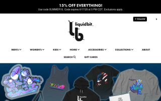 15% dto en toda la tienda Liquid Bit
