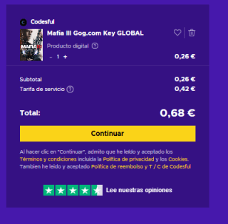 Videojuego Mafia III - PC por solo 0,68€