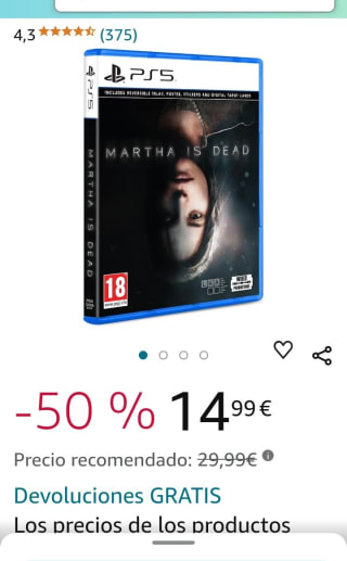 Martha is Dead PlayStation 5 por 14,99€