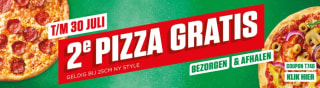 2e pizza gratis bij New York Pizza