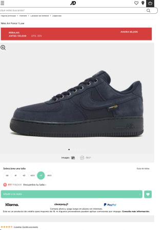 Zapatillas Nike Air Force 1 Low Hombre por solo 68€