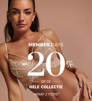 20% korting op de volledige collectie vanaf 2 stuks bij Hunkemöller