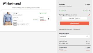 30% korting + gratis verzending op alles bij Dress for Less