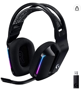 Auriculares gaming Logitech G733 Lightspeed por 104.99€